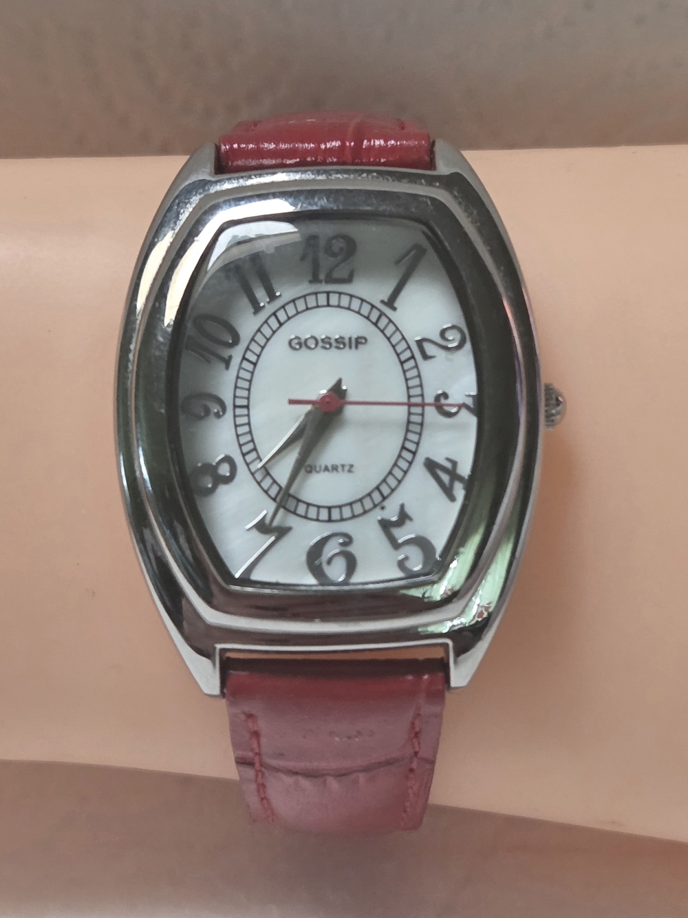 Gossip Quartz Watch with Red Strap 5470